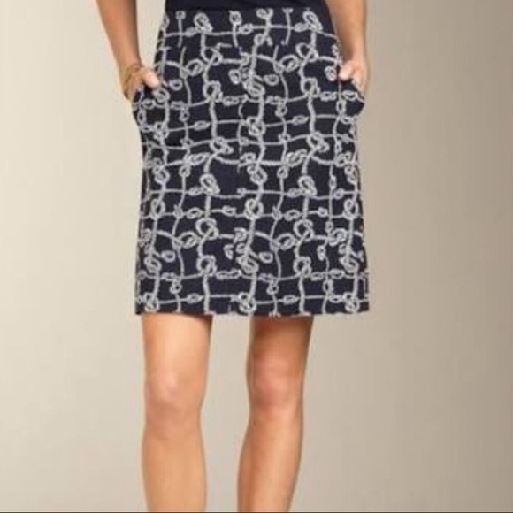 Talbots Nautical Rope Knot Skirt - Picture 10 of 12
